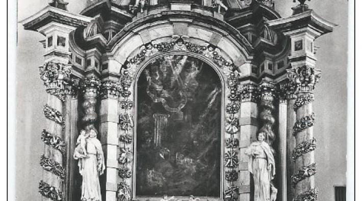 medernach altar 1959 carte photo jos thiefels